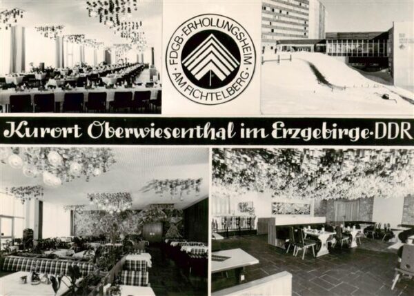 Oberwiesenthal Erzgebirge FDGB Erholungsheim am Fichtelberg