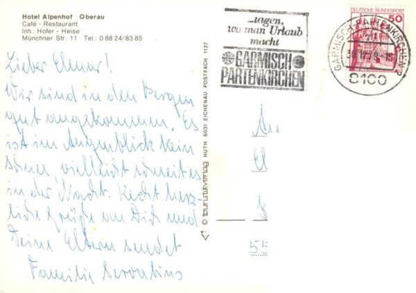 Garmisch-Partenkirchen Hotel Alpenhof Oberau Cafe Restaurant – Bild 2
