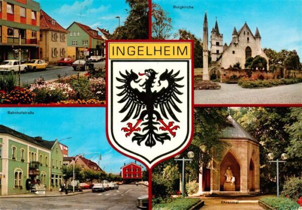 Ingelheim Rhein Burgkirche Bahnhofstrasse Ehrenmal