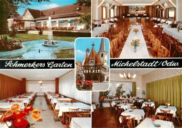 Michelstadt Restaurant Cafe Schmerkers Garten Gastraeume