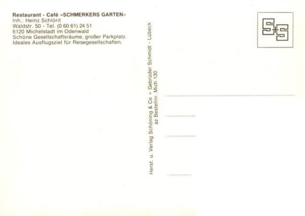 Michelstadt Restaurant Cafe Schmerkers Garten Gastraeume – Bild 2