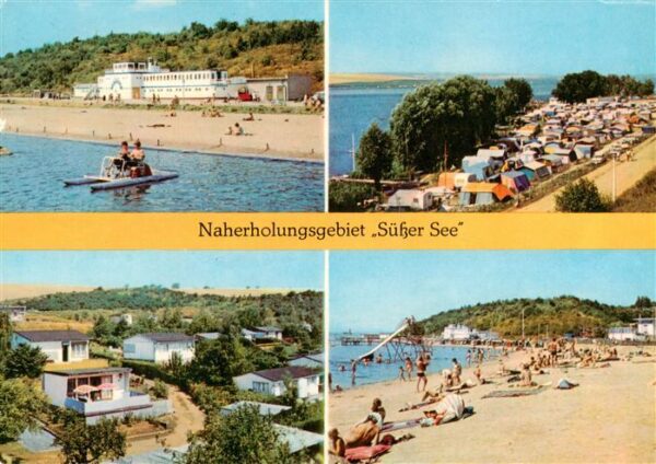 Seeburg Eisleben Naherholungsgebiet Suesser See Strandpartien Camping
