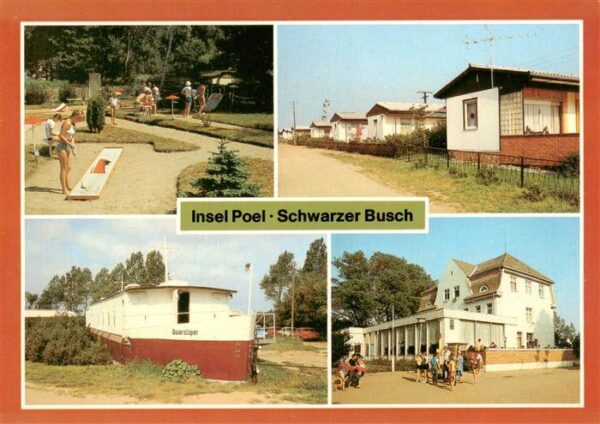 Insel Poel Schwarzer Busch Minigolf Bungalows Dwarsloeper FDGB Erholungsheim Fre