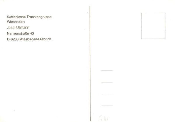 Biebrich Wiesbaden Schlesische Trachtengruppe Wiesbaden – Bild 2
