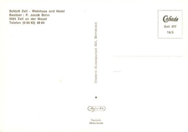 Zell Mosel Schloss Zell Weinhaus und Hotel – Bild 2