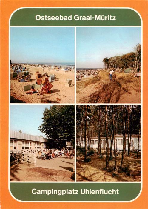 Graal-Mueritz Ostseebad Strand Duenen Campingplatz Uhlenflucht