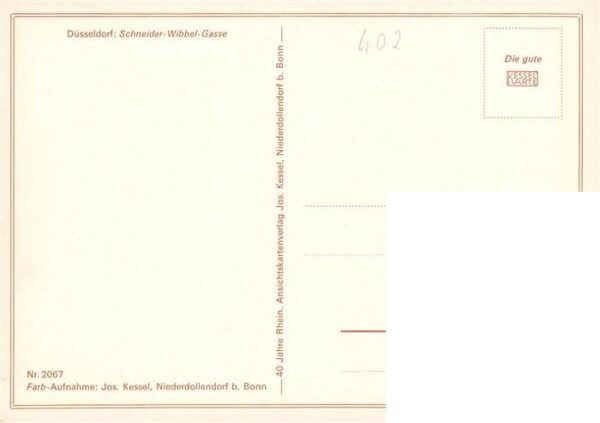 Duesseldorf Schneider Wibbel Gasse – Bild 2
