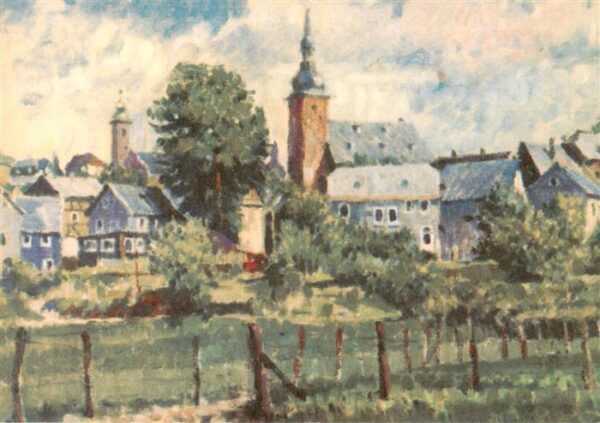Luettringhausen Remscheid Teilansicht Kuenstlerkarte
