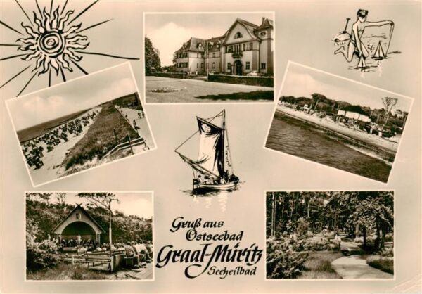 Graal-Mueritz Ostseebad Strandpartien Konzert Teilansichten