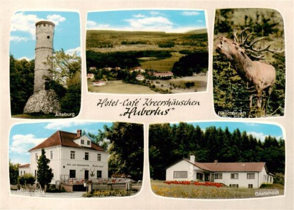 Winterbach Bad Kreuznach Hotel Pension Keershaeuschen Haus Hubertus Alteburg Hir