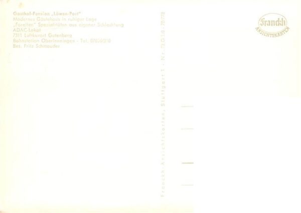 Gutenberg Lenningen Gasthof Pension Loewen Post – Bild 2