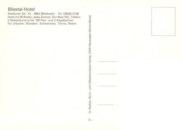 Blieskastel Hotel Restaurant Bliestal – Bild 2