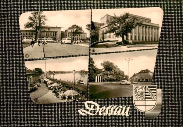 Dessau-Rosslau Hauptbahnhof HOG Kornhaus an der Elbe An den sieben Saeulen Lande