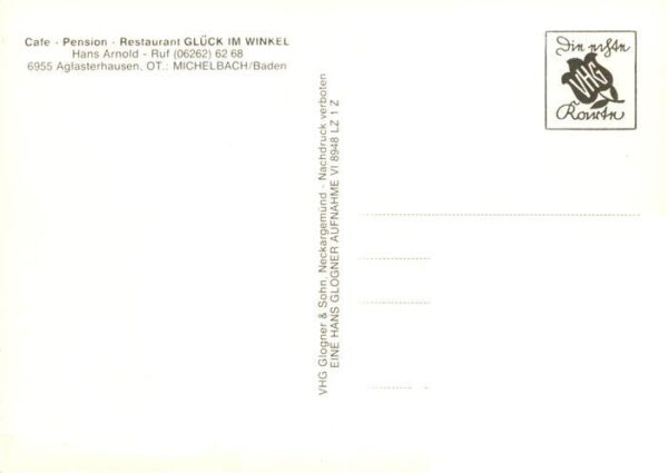 Aglasterhausen Café Pension Restaurant Glueck im Winkel – Bild 2