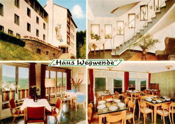 Werdohl Muettergenesungsheim Haus Wegwende Speiseraum Treppenaufgang