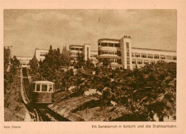 Sotschi Sochi RU Sanatorium mit Drahtseilbahn