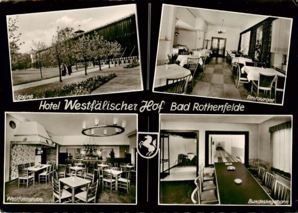 Bad Rothenfelde Saline Restaurant Westfalenstube Bundeskegelbahn