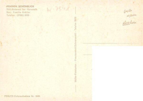 Rotensol Pension Schoenblick Gastraeume – Bild 2