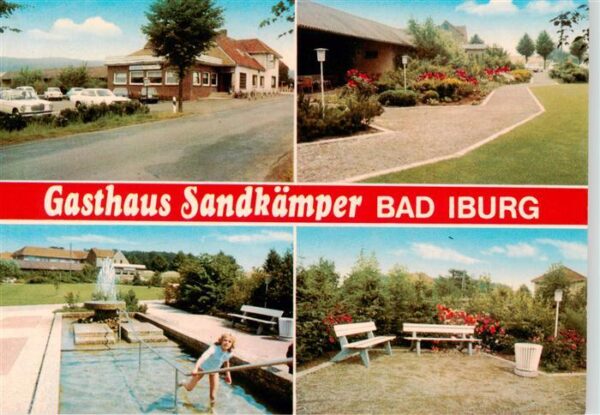 Bad Iburg Gasthaus Sandkaemper Park Wassertretanlage