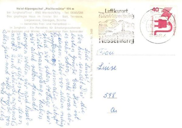 Wertach Bayern Hotel Alpengasthof Pfeffermuehle Gastraeume – Bild 2