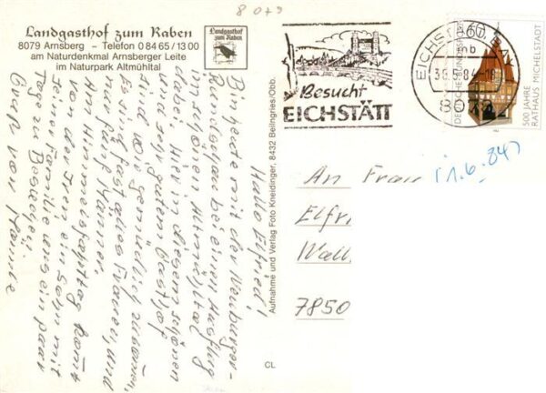 Arnsberg Kipfenberg Landgasthof zum Raben – Bild 2