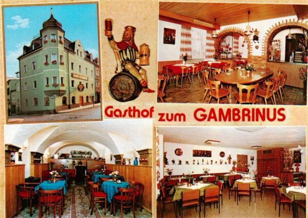 Marktredwitz Gasthof zum Gambrinus Gastraeume