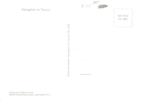 Koenigstein  Taunus Fliegeraufnahme – Bild 2
