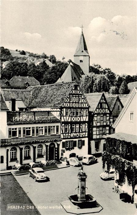 Bad Orb Hotel Weisses Ross Marktplatz
