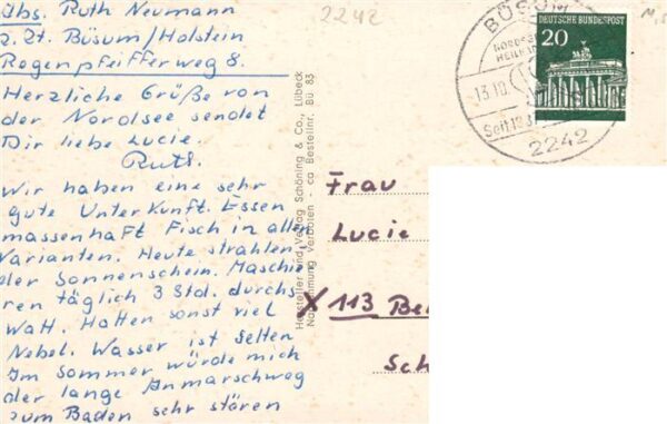 Buesum Nordseebad Krabbenfaenger Hafenpartie Strandleben Musikpavillon Leuchttur – Bild 2