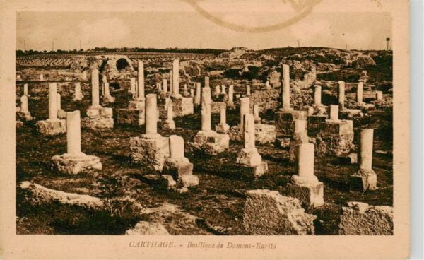 Carthage  Karthago Carthago Tunesie Basilique de Damons Karita