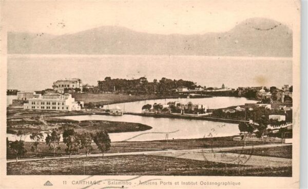 Carthage  Karthago Carthago Tunesie Salammbo Anciens Ports et Institut Oceanogra