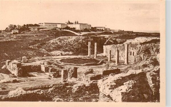 Carthage  Karthago Carthago Tunesie Villa Romaine et vue des Collines