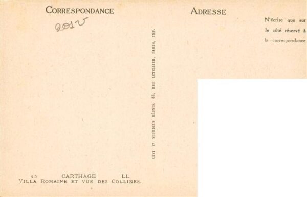 Carthage  Karthago Carthago Tunesie Villa Romaine et vue des Collines – Bild 2
