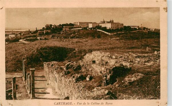 Carthage  Karthago Carthago Tunesie Vue de la Colline de Byrsa