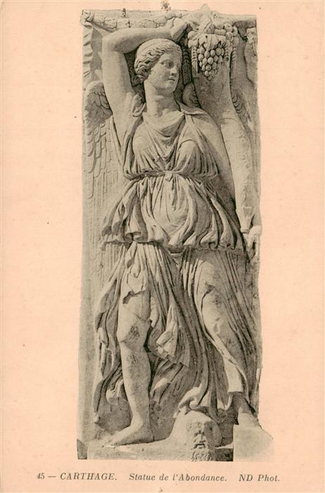 Carthage  Karthago Carthago Tunesie Statue de l'Abondance