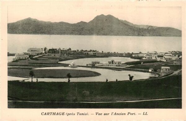 Carthage  Karthago Carthago Tunesie Vue sur l’Ancien Port