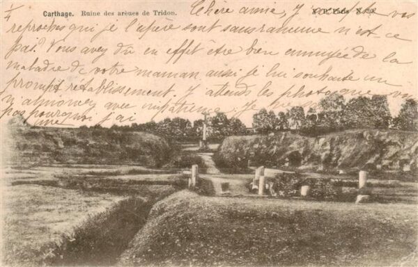 Carthage  Karthago Carthago Tunesie Ruine des arenes de Tridon