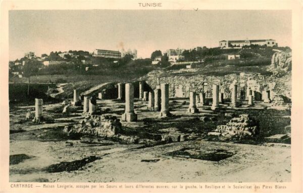 Carthage  Karthago Carthago Tunesie Maison Lavigerie accupee par les Soeurs et l