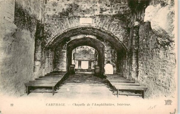 Carthage  Karthago Carthago Tunesie Chapelle de l’Amphiteatre Interieur