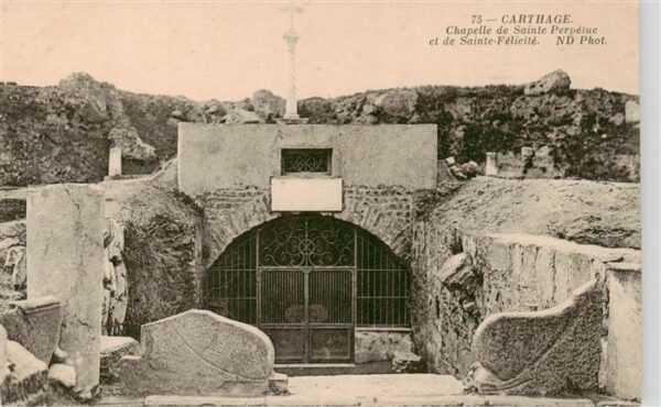 Carthage  Karthago Carthago Tunesie Chapelle de Sainte Perpetue et de Sainte Fel