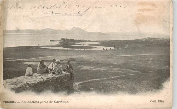 Tunis Tunesie Les anciens ports de Carthage