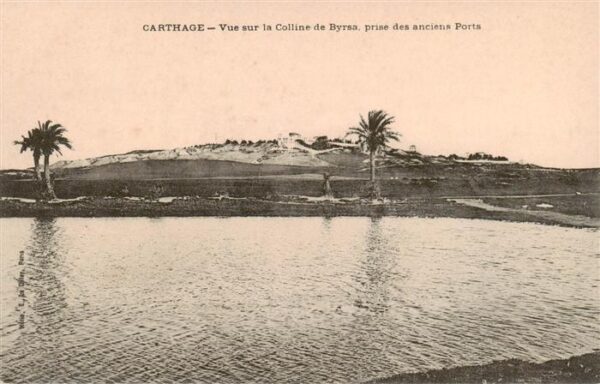 Carthage  Karthago Carthago Tunesie Vue sur la Colline de Byrsa prise des ancien