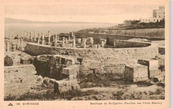 Carthage  Karthago Carthago Tunesie Basilique de St Cyprien