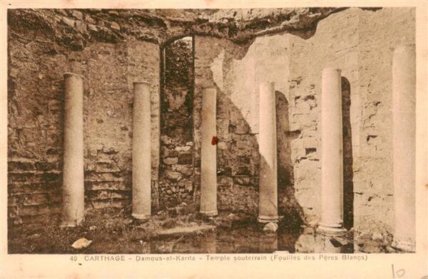 Carthage  Karthago Carthago Tunesie Damous el Karita Temple souterrain