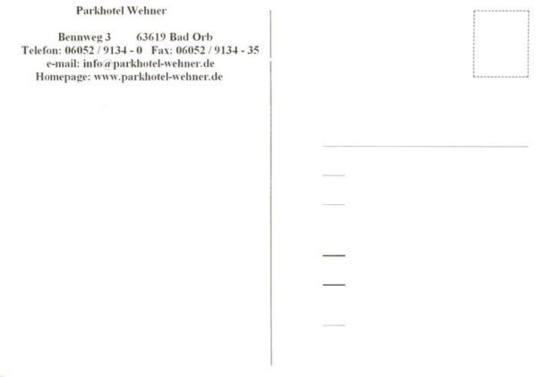 Bad Orb Parkhotel Wehner – Bild 2