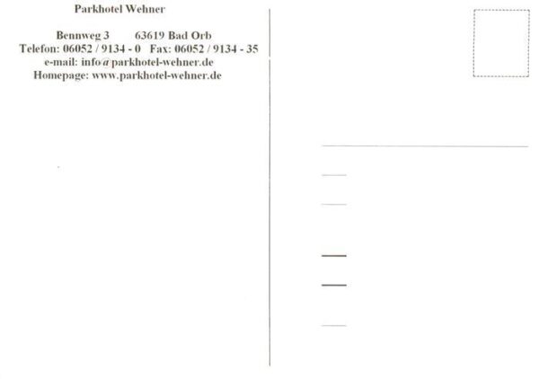 Bad Orb Parkhotel Wehner – Bild 2