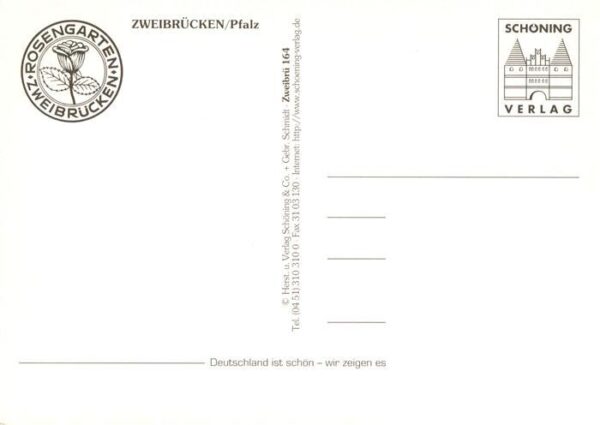 Zweibruecken Pfalz Rosengarten Teilansichten – Bild 2