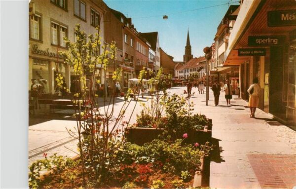 Zweibruecken Pfalz Hauptstrasse Fussgaengerzone