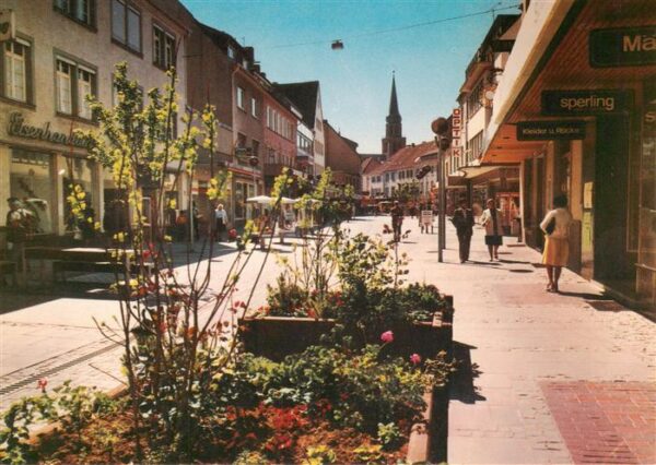 Zweibruecken Pfalz Hauptstrasse Fussgaengerzone