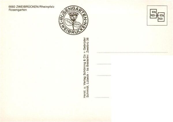 Zweibruecken Pfalz Rosengarten Fontaene – Bild 2